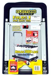 Тележка платформенная MAGNA CART FF-S складная, алюминий, сталь, пластик, грузоподъемность 137кг