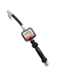 OILN03 - Пистолет с электронным счетчиком для масла, гибкий изогнутый носик, 1/2" BSP (F), 35 л/мин