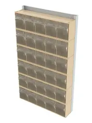 Стойка бежевая настенная Стелла-техник 402-00-00-06-B