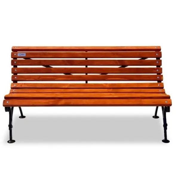 Скамейка стальная «Авен» 3,0 м (3 опоры)