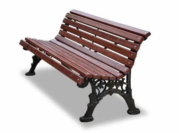 Скамейка чугунная «Ажурная» без подлокотников 0,6 м (кресло)
