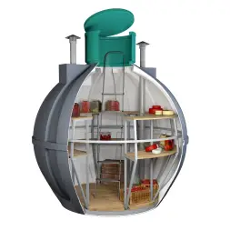 Пластиковый погреб для дачи