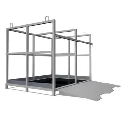 Паллета для баллонов ПБП-01 1130x920x1060 мм Серый