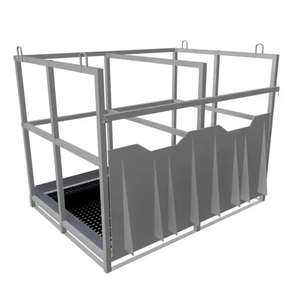 Паллета для баллонов ПБП-01 1130x920x1060 мм Серый