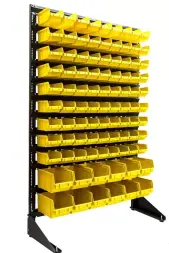 Стеллаж с пластиковыми ящиками 1501-0/9/2 G-K