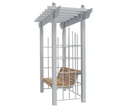 Пергола со скамейкой «Зимний сад»